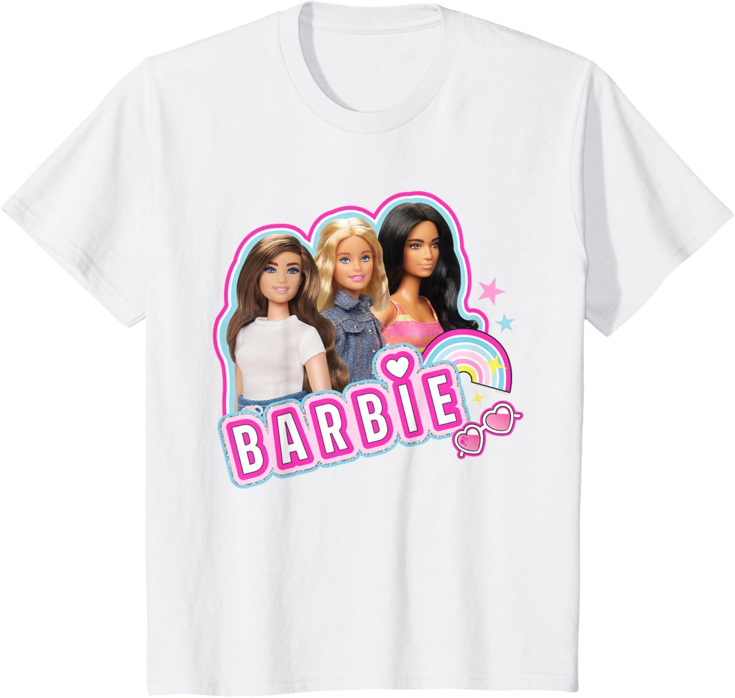 imageBarbie  Weekends Best Friends Fun TShirtWhite