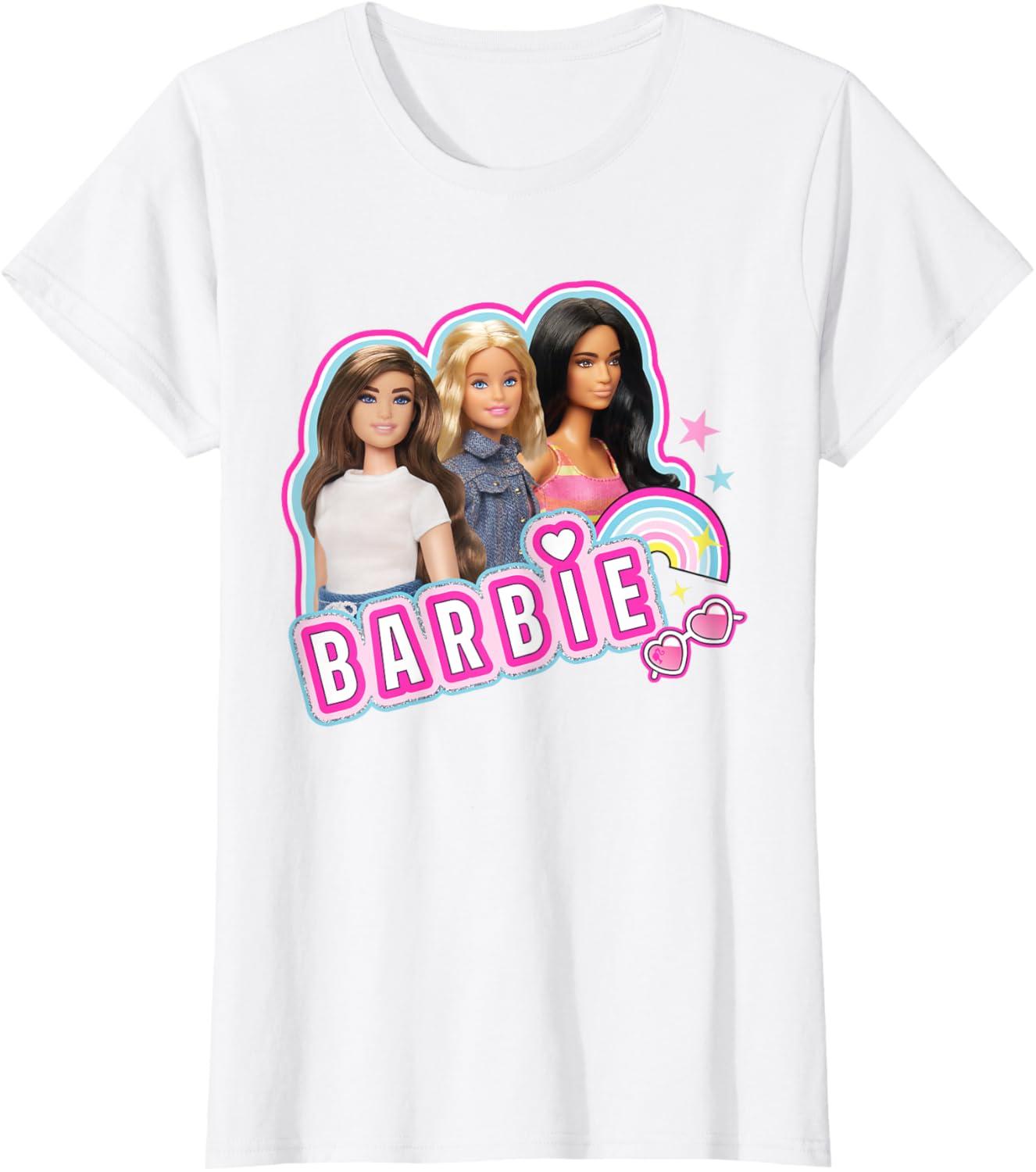 imageBarbie  Weekends Best Friends Fun TShirtWhite