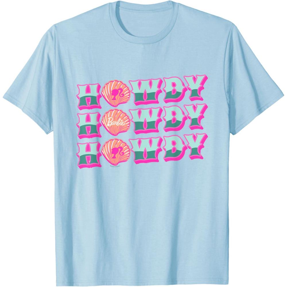 imageBarbie  Howdy TShirtBaby Blue