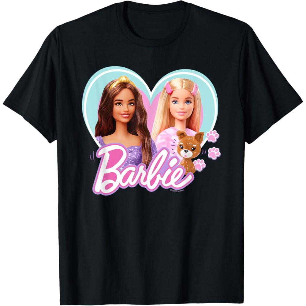 imageBarbie  Pawsitive Vibes TShirtBlack