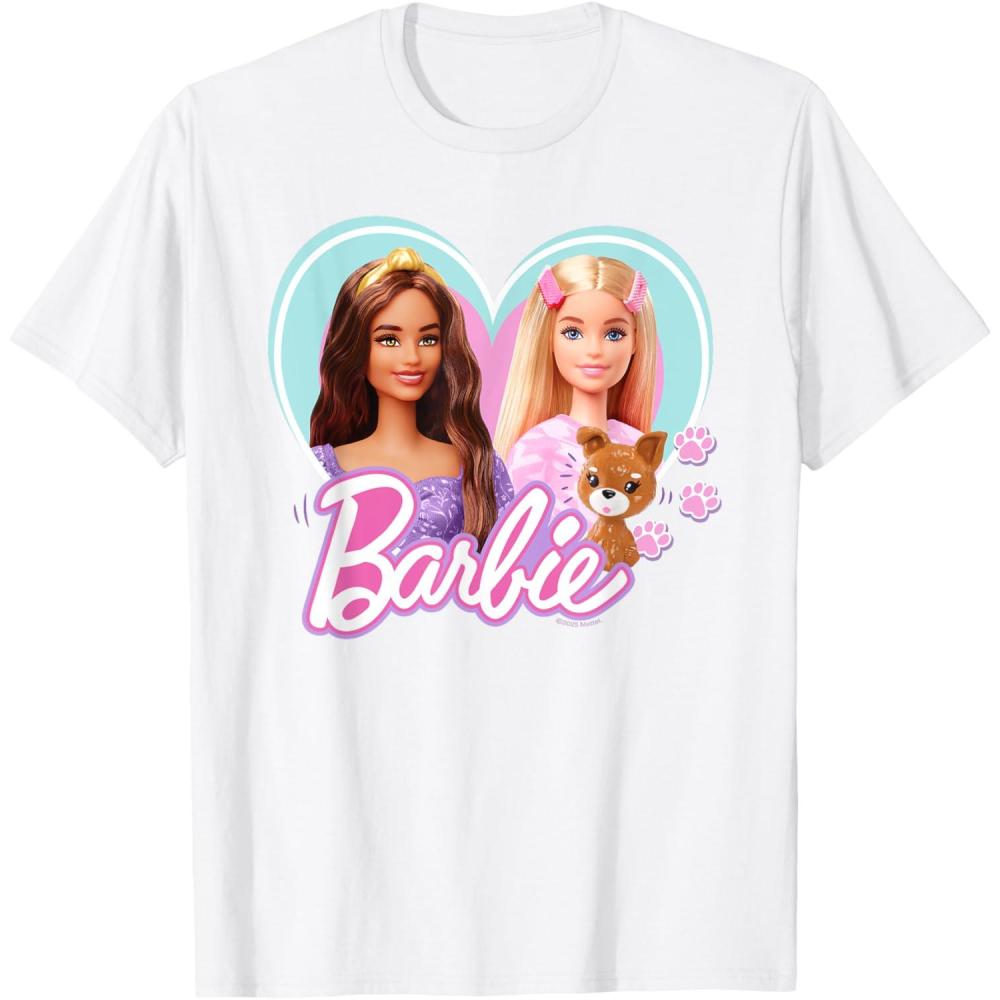 imageBarbie  Pawsitive Vibes TShirtWhite