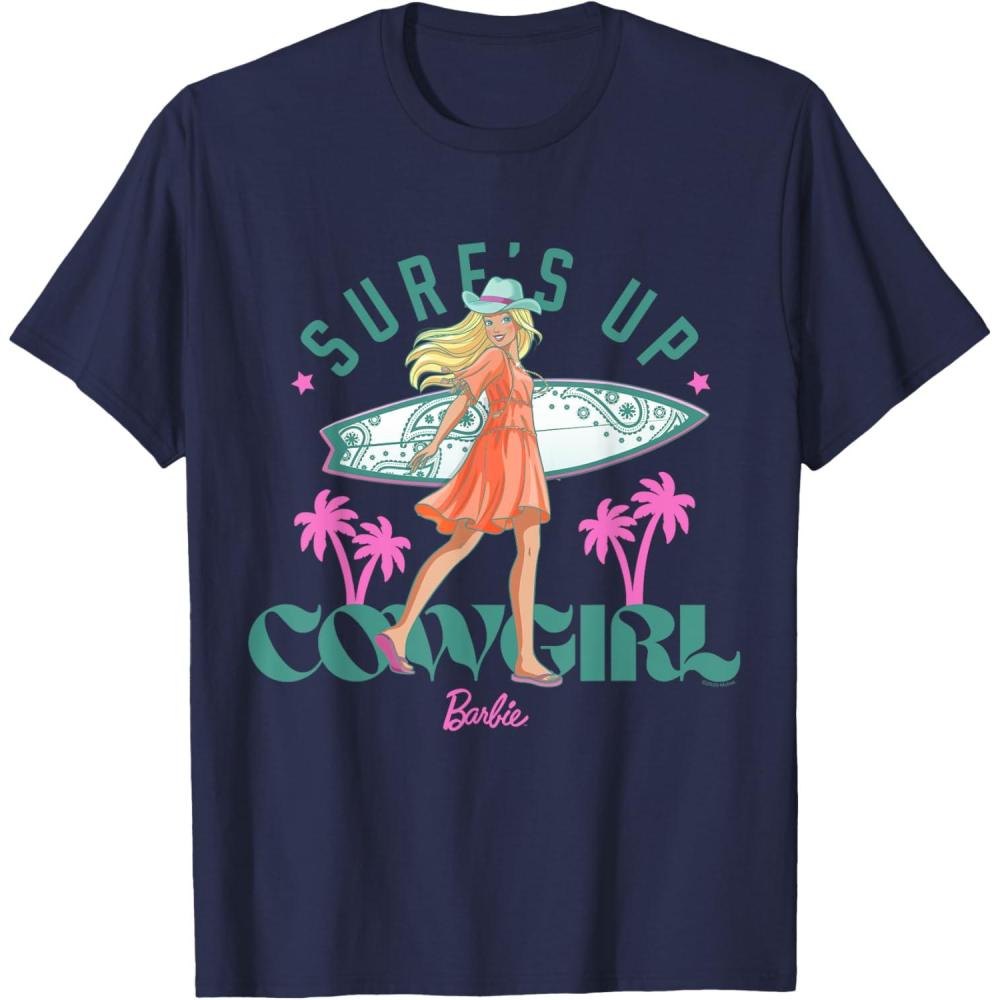 imageBarbie  Surfs Up Cowgirl TShirtNavy Blue