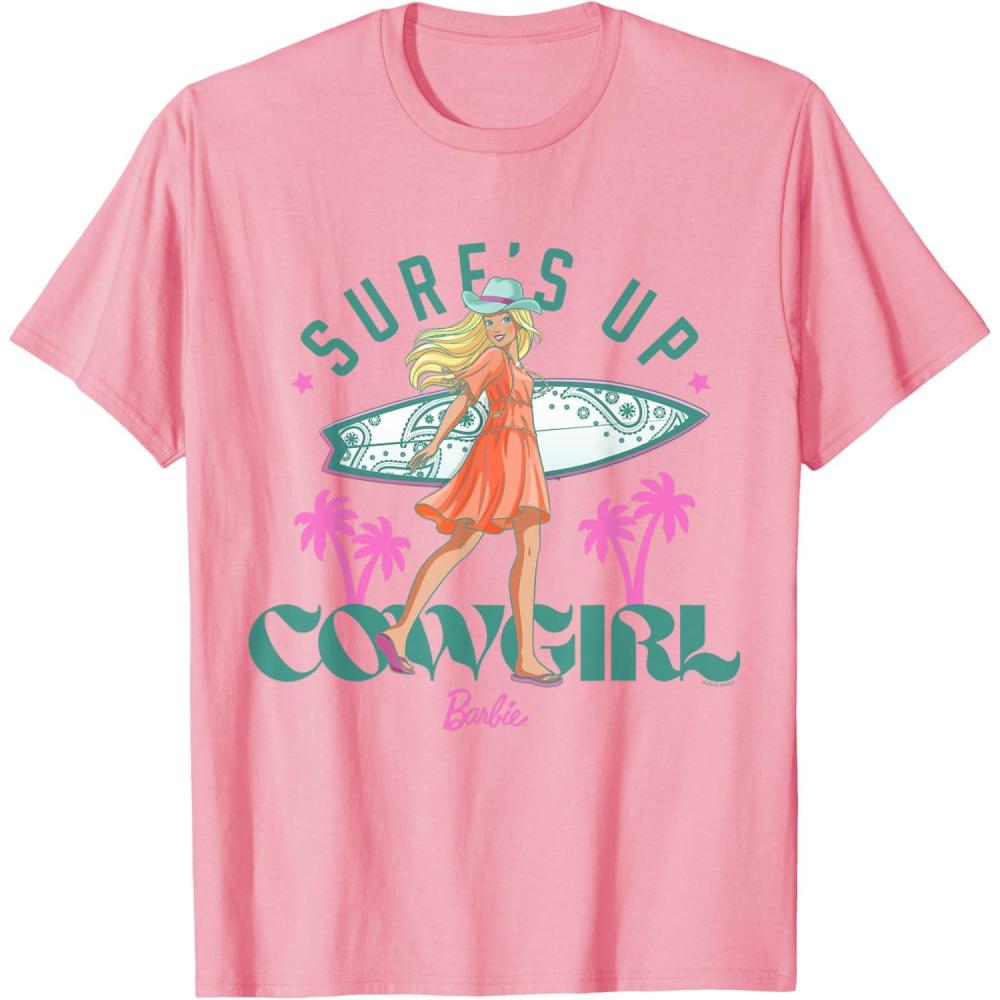 imageBarbie  Surfs Up Cowgirl TShirtPink