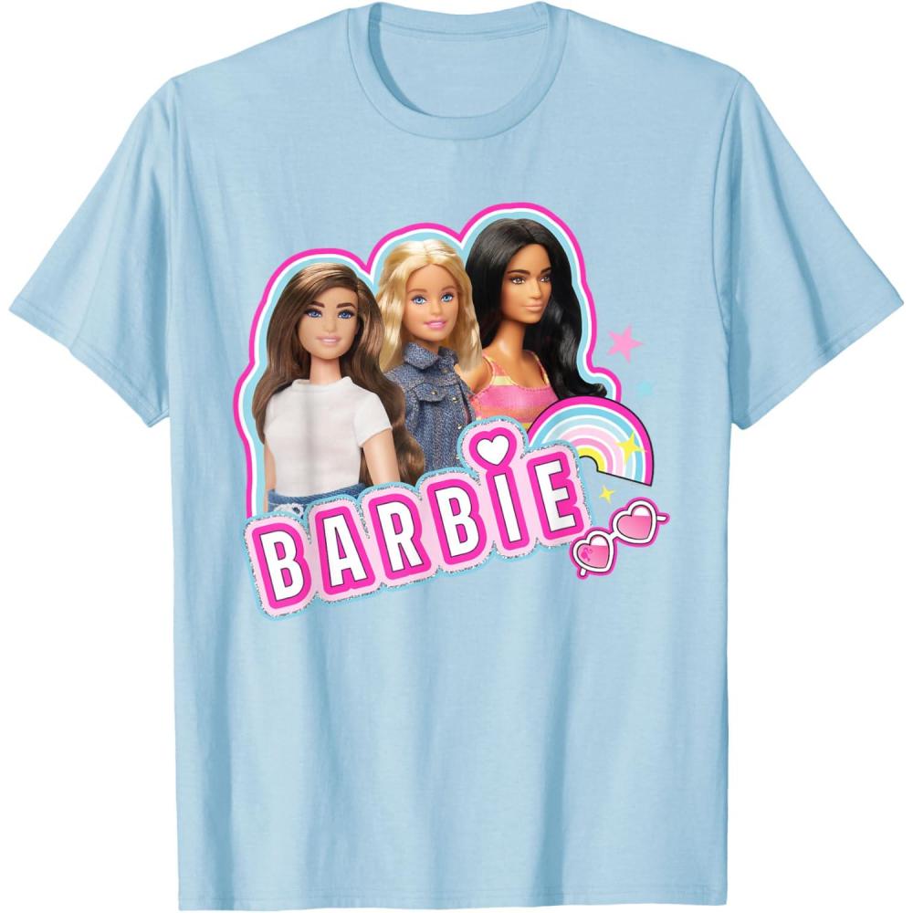 imageBarbie  Weekends Best Friends Fun TShirtBaby Blue