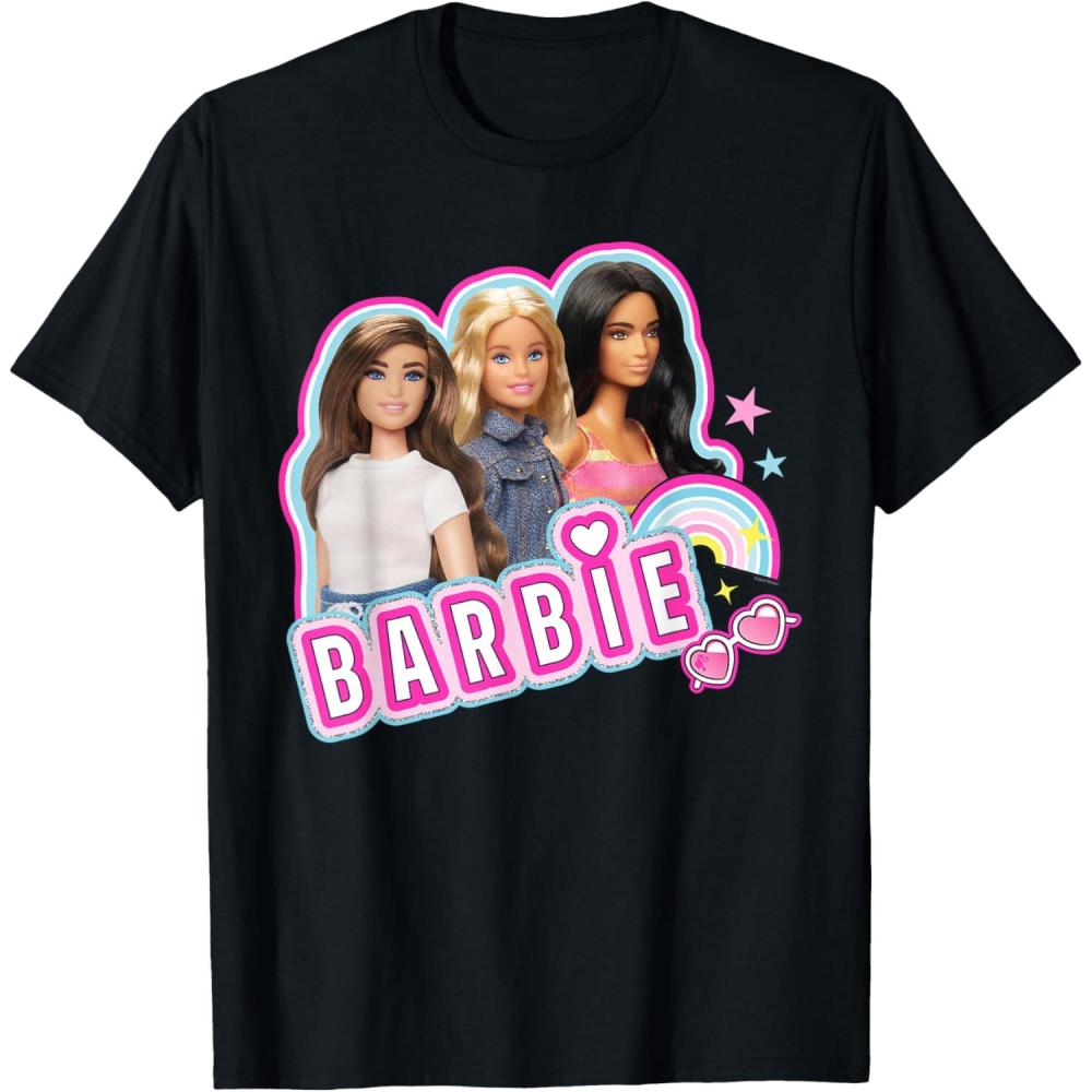 imageBarbie  Weekends Best Friends Fun TShirtBlack