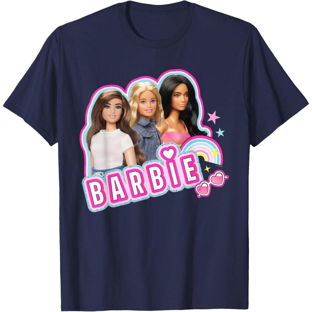 imageBarbie  Weekends Best Friends Fun TShirtNavy Blue