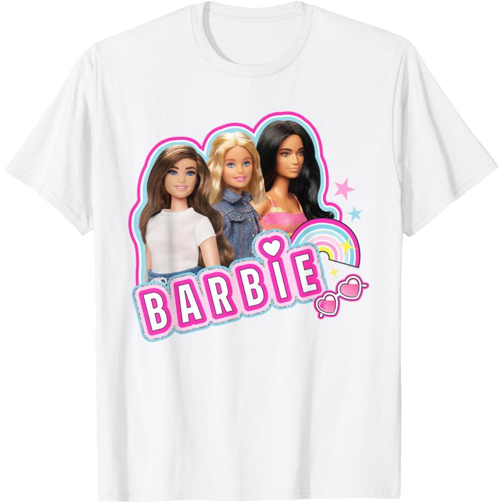 imageBarbie  Weekends Best Friends Fun TShirtWhite
