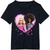imageBarbie  Barbie Friends Heart TShirtBlack