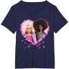 imageBarbie  Barbie Friends Heart TShirtNavy Blue