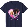 imageBarbie  Barbie Friends Heart TShirtNavy Blue