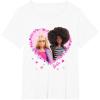 imageBarbie  Barbie Friends Heart TShirtWhite