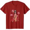 imageBarbie  Meet me in Malibu Illustration TShirtCranberry Red