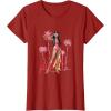 imageBarbie  Meet me in Malibu Illustration TShirtCranberry Red