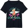 imageBarbie  Surfs Up Cowgirl TShirtBlack
