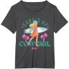 imageBarbie  Surfs Up Cowgirl TShirtDark Heather Grey