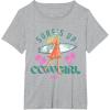 imageBarbie  Surfs Up Cowgirl TShirtHeather Grey