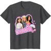 imageBarbie  Weekends Best Friends Fun TShirtDark Heather Grey
