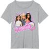 imageBarbie  Weekends Best Friends Fun TShirtHeather Grey