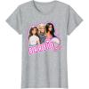 imageBarbie  Weekends Best Friends Fun TShirtHeather Grey