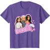 imageBarbie  Weekends Best Friends Fun TShirtPurple Heather