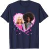 imageBarbie  Barbie Friends Heart TShirtNavy Blue