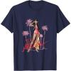 imageBarbie  Meet me in Malibu Illustration TShirtNavy Blue
