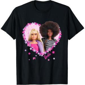 imageBarbie  Barbie Friends Heart TShirtBlack