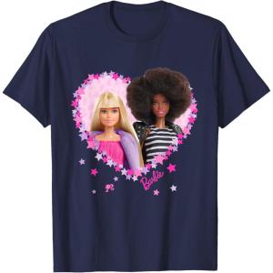 imageBarbie  Barbie Friends Heart TShirtNavy Blue