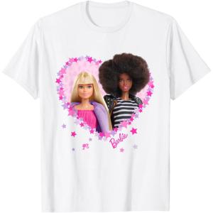 imageBarbie  Barbie Friends Heart TShirtWhite
