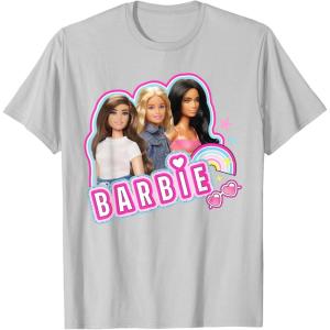 imageBarbie  Weekends Best Friends Fun TShirtSilver Grey