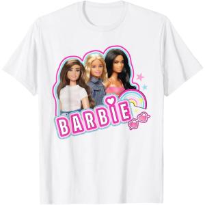imageBarbie  Weekends Best Friends Fun TShirtWhite