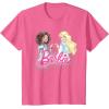 imageBarbie  BFF Heart TShirtPink Heather