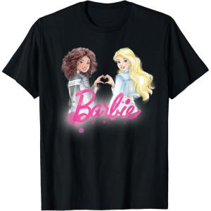 imageBarbie  BFF Heart TShirtBlack