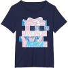 imageBarbie  Comic Collage TShirtNavy Blue