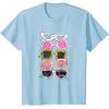imageBarbie  Iconic Sunglasses TShirtBaby Blue