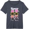 imageBarbie  Iconic Sunglasses TShirtHeather Blue
