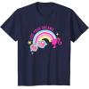 imageBarbie  Live Your Dreams Rainbow TShirtNavy Blue