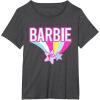 imageBarbie  Pastel Rainbow TShirtDark Heather Grey