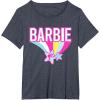 imageBarbie  Pastel Rainbow TShirtHeather Blue