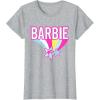 imageBarbie  Pastel Rainbow TShirtHeather Grey