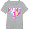 imageBarbie  Pastel Rainbow TShirtHeather Grey