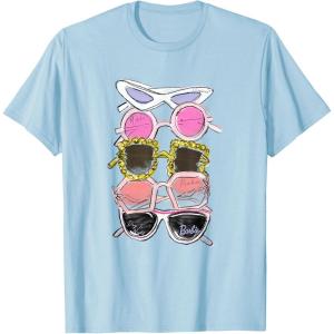 imageBarbie  Iconic Sunglasses TShirtBaby Blue