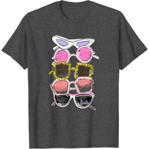 imageBarbie  Iconic Sunglasses TShirtDark Heather Grey