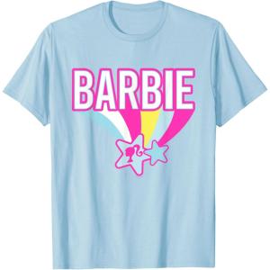 imageBarbie  Pastel Rainbow TShirtBaby Blue