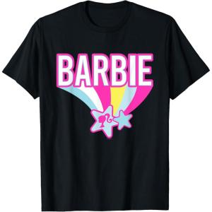 imageBarbie  Pastel Rainbow TShirtBlack