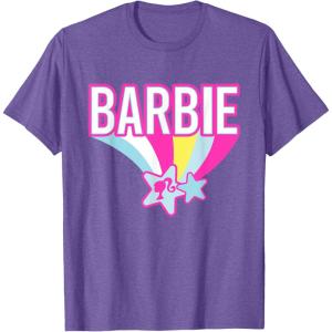 imageBarbie  Pastel Rainbow TShirtPurple Heather