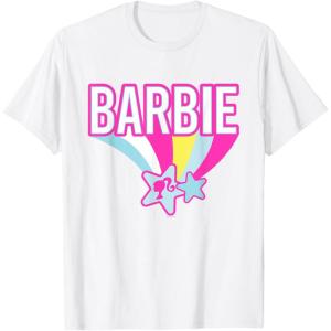 imageBarbie  Pastel Rainbow TShirtWhite