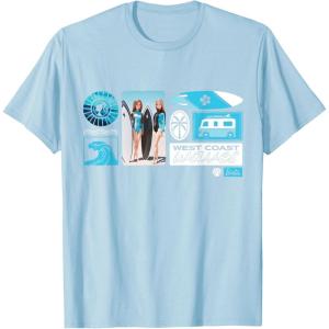 imageBarbie  West Coast Waves TShirtBaby Blue