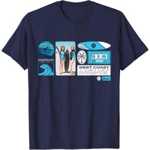imageBarbie  West Coast Waves TShirtNavy Blue