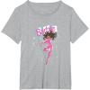 imageBarbie  Astronaut Barbie TShirtHeather Grey